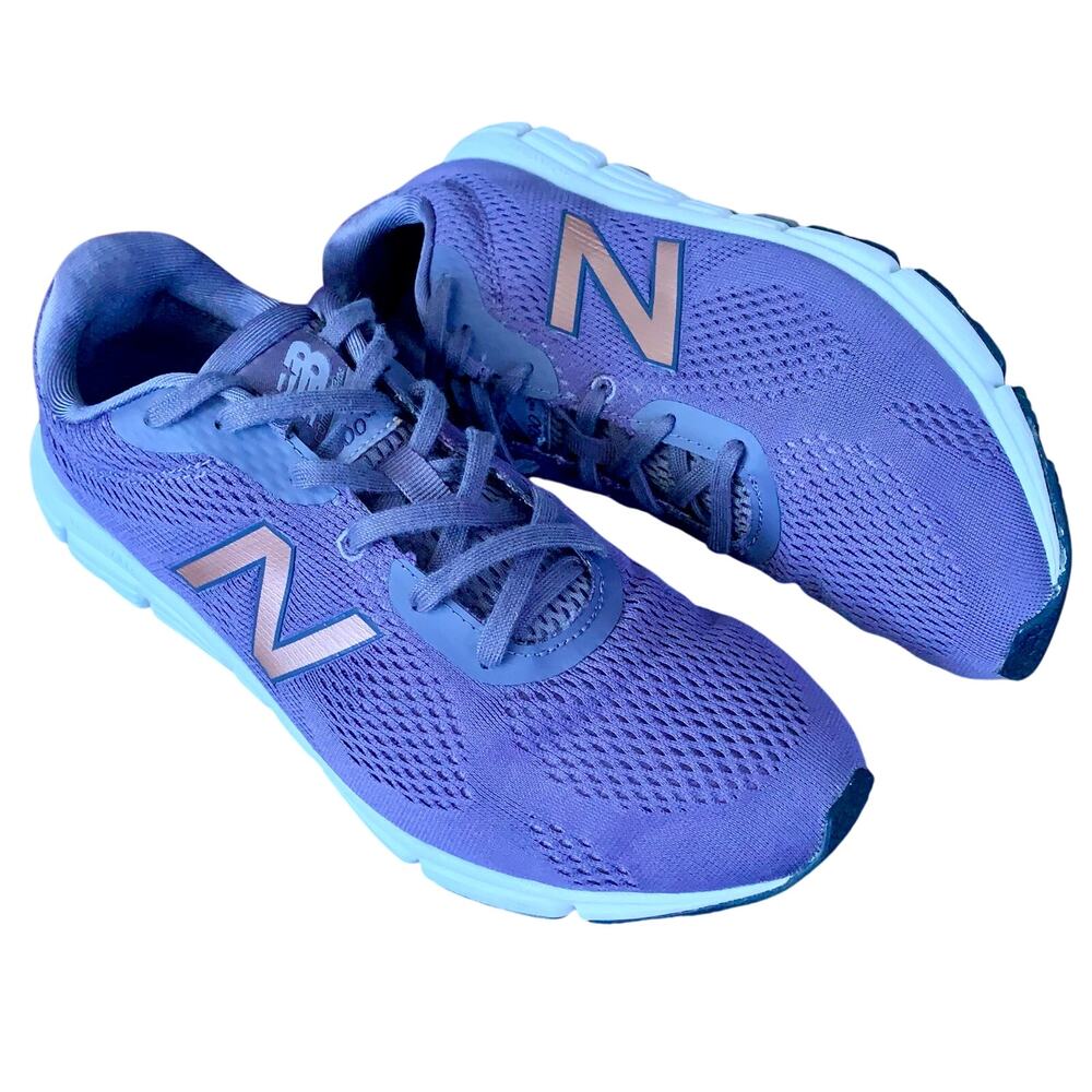NEW BALANCE 600v2 Running Shoe Tennis Athletic Sneaker Purple Rose Gold WOMENS 9